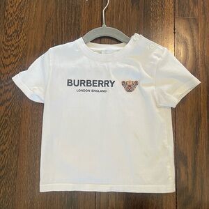 Burberry Kids White T-Shirt
